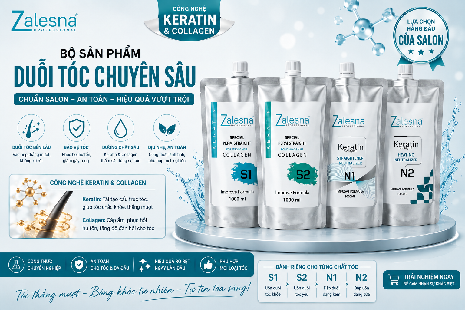 Kem Uốn Duỗi Đa Năng
